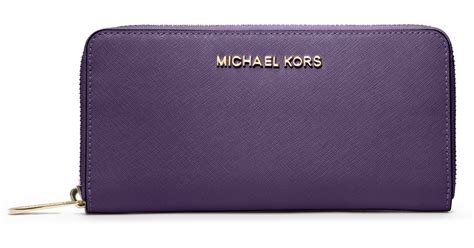 michael kors purple wallet